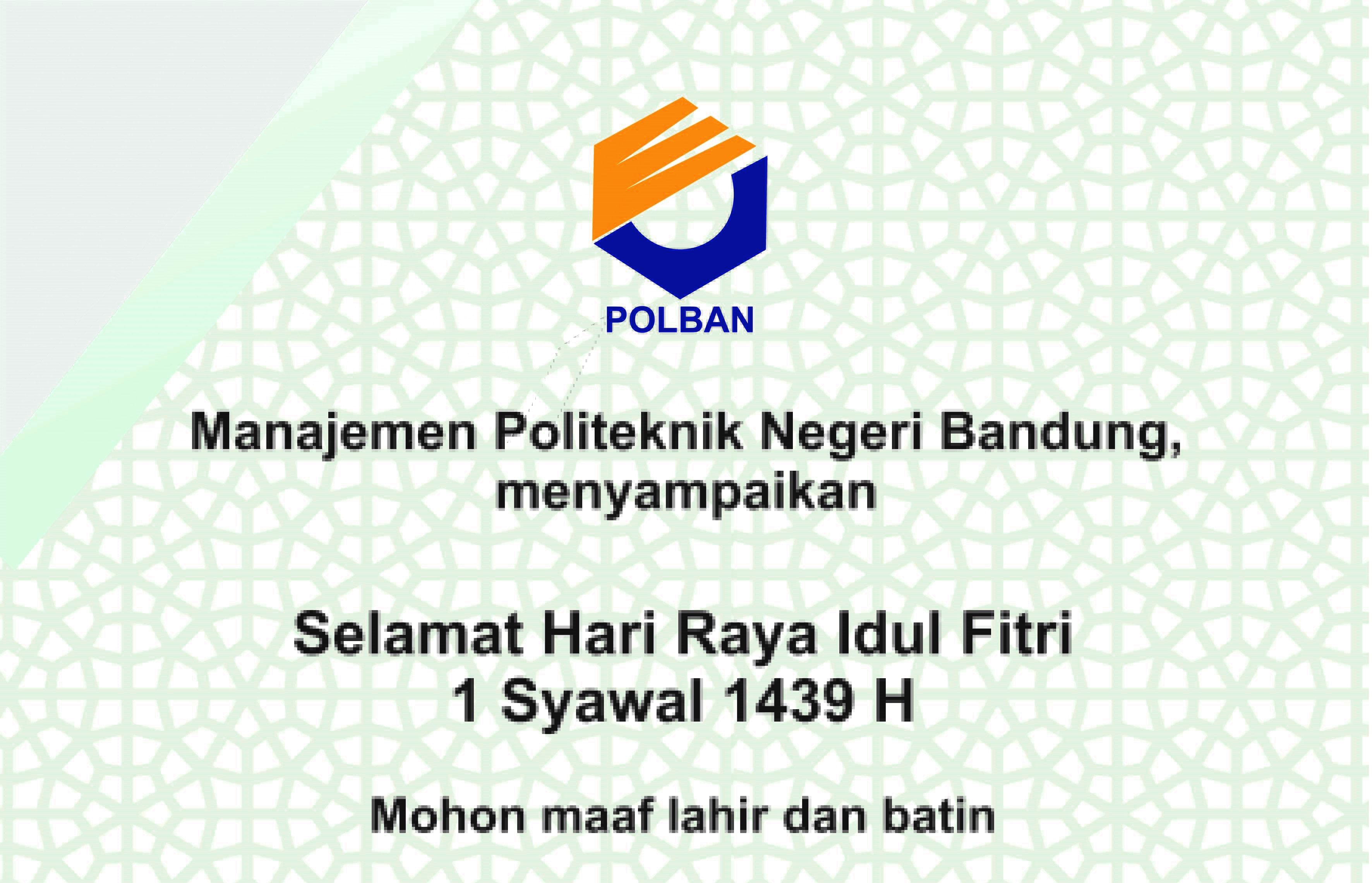 Selamat Idul Fitri 1439 H