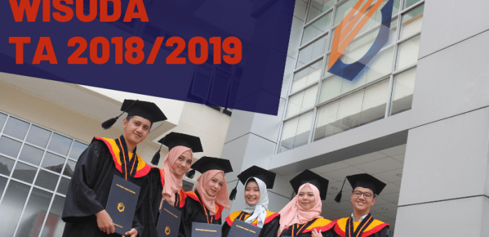 Jadwal Wisuda Tahun Akademik 2018/2019