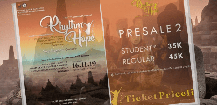 Konser Tahunan ke-7 dan Prakompetisi menuju JCOFF 2019, “Rhythm of Hope”