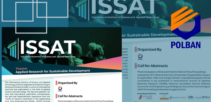 Call for Abstracts : International Seminar of Science and Applied Technology (ISSAT)