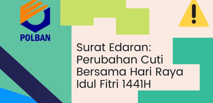 SE Direktur Perubahan Cuti Bersama Hari Raya Idul Fitri 1441H Tahun 2020