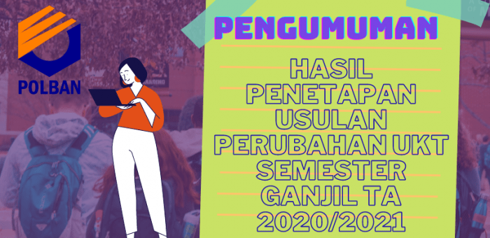Pengumuman : Hasil Penetapan Usulan Perubahan UKT Semester Ganjil TA 2020/2021