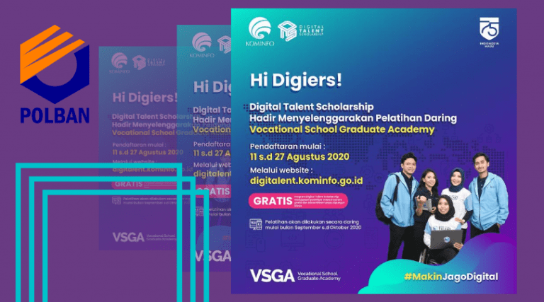 PEMBUKAAN PENDAFTARAN AKADEMI VSGA DAN FGA DIGITAL TALENT SCHOLARSHIP 2020