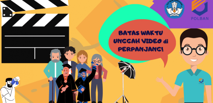 PENGUMUMAN : Perpanjangan Batas Unggah Video Wisudawan/wisudawati