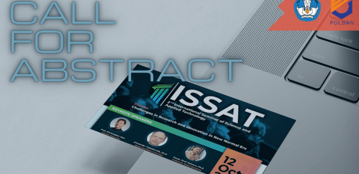 Call For Abstract : 2nd International Seminar of Science and Applied Technology (ISSAT)
