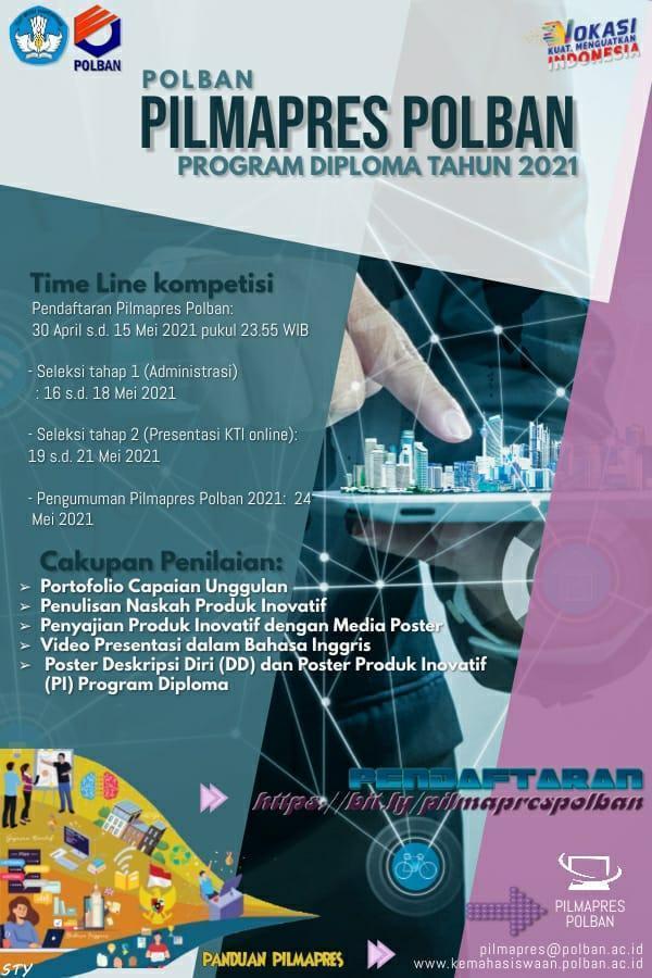 Pilmapres Polban Tahun 2021 Politeknik Negeri Bandung