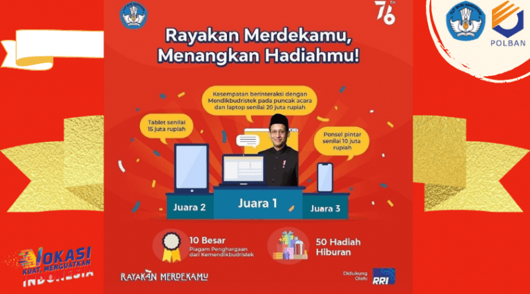 KEMENDIKBUDRISTEK: RAYAKAN MERDEKAMU