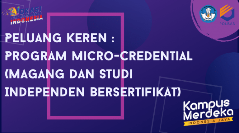 Peluang Keren : Program Micro-Credential (Magang dan Studi Independen Bersertifikat)