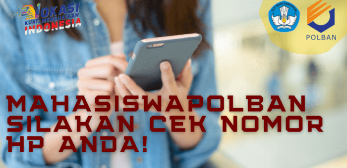 PENGECEKAN NOMOR HANDPHONE PADA LAMAN PDDIKTI