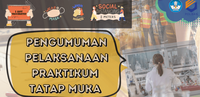 Pengumuman Pelaksanaan Praktikum Tatap Muka