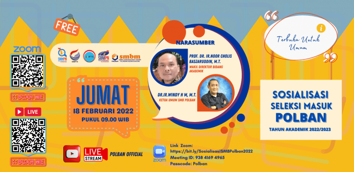 Sosialisasi Seleksi Masuk TA 2022/2023