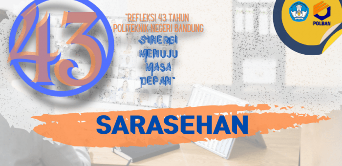 Sarasehan Dies Natalis POLBAN ke 43