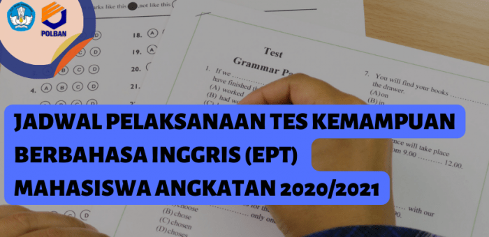 7 Juni 2022: Pelaksanaan Tes Kemampuan Berbahasa Inggris Bagi Mahasiswa Angkatan 2020/2021