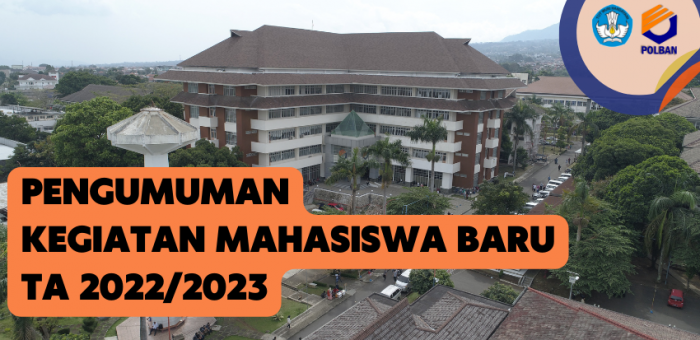 Pengumuman Kegiatan Mahasiswa Baru TA 2022/2023
