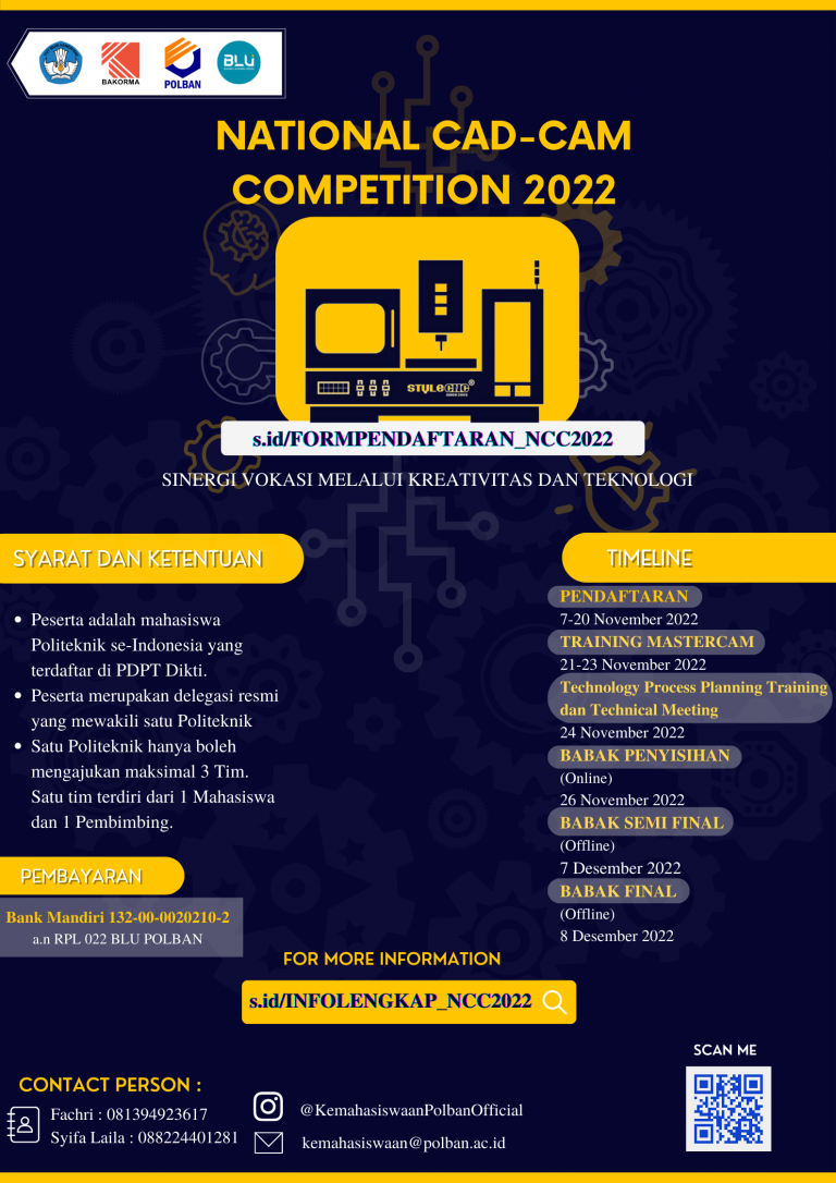 National CAD-CAM Competition – Politeknik Negeri Bandung