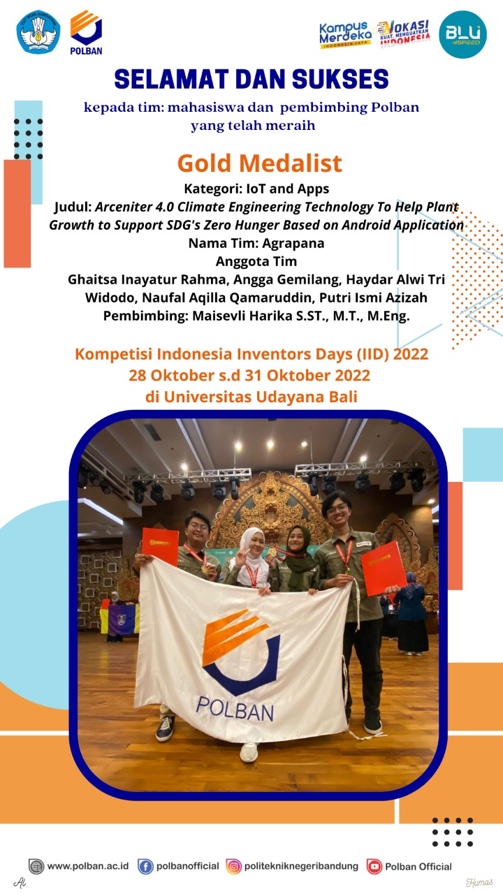 gold medalist iot dan apps IID 2022