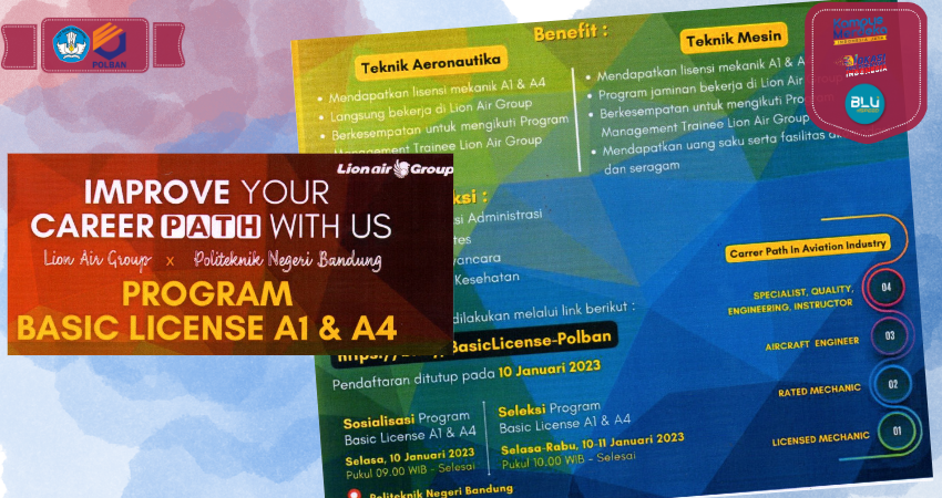 10-11 Januari 2022 : Sosialisasi dan Seleksi Program Basic A1 dan A4 Bersama Lion Air Group