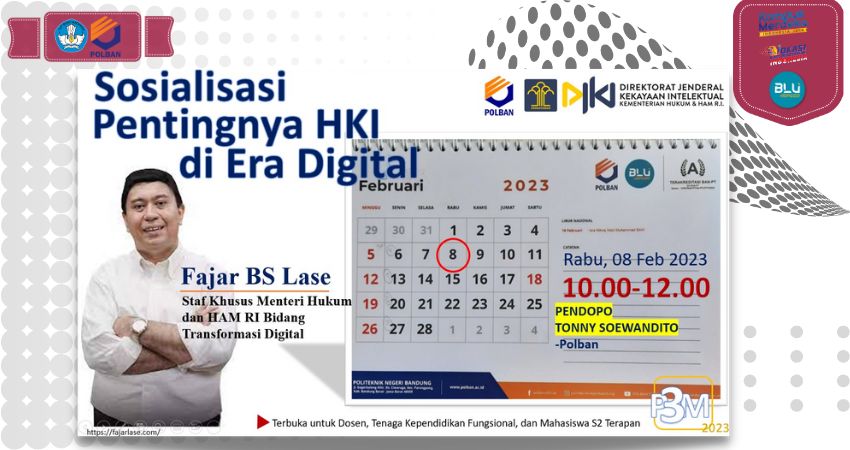sosialisasi hki di era digital polban 2023