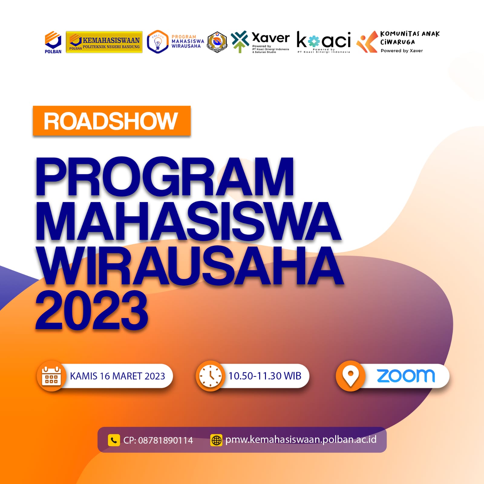 [ROADSHOW PROGRAM MAHASISWA WIRAUSAHA 2023]