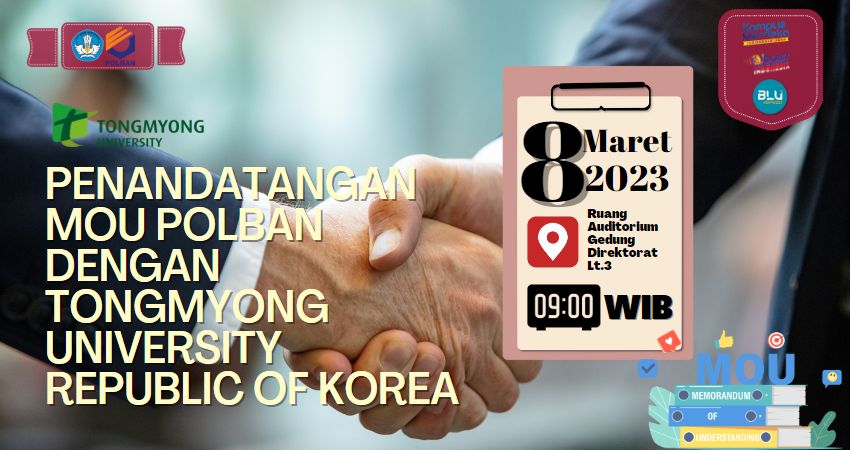 penandatangan mou tongmyong university republic of korea