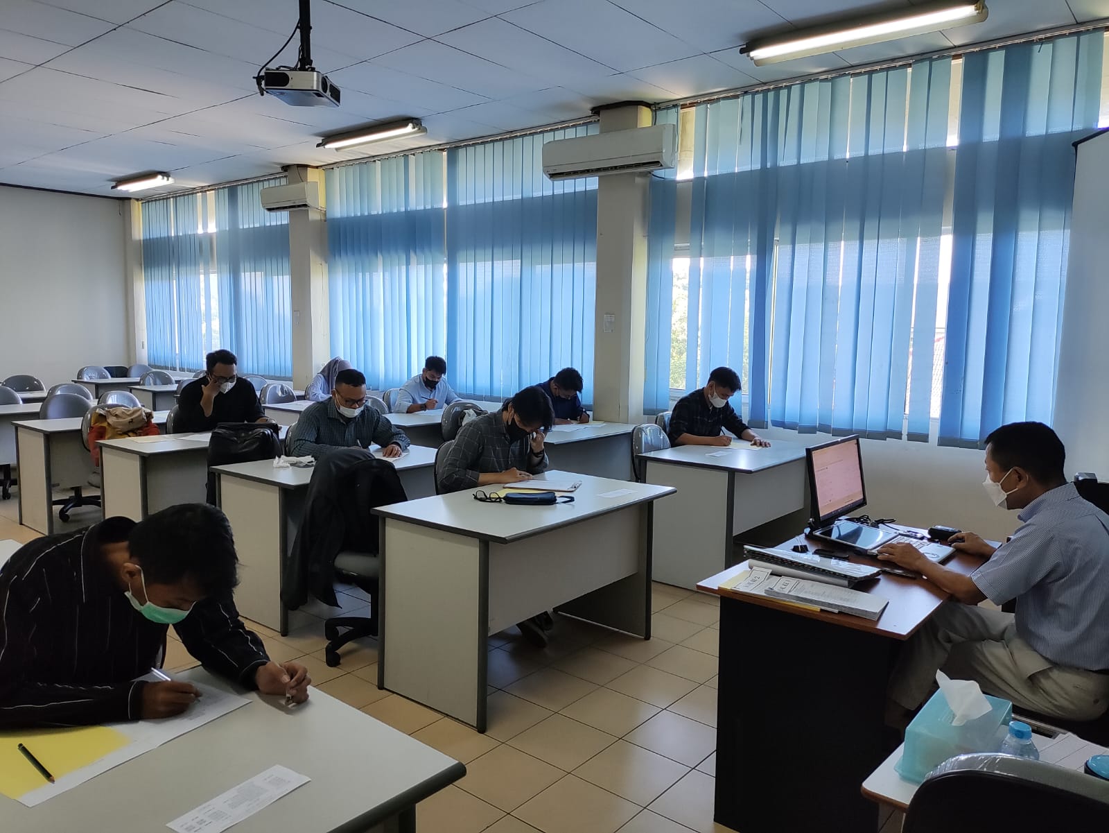 Pelaksanaan Ujian Rekrutmen PT Kasen Indonesia , 6 April 2023 di Gedung P2T Politeknik Negeri Bandung