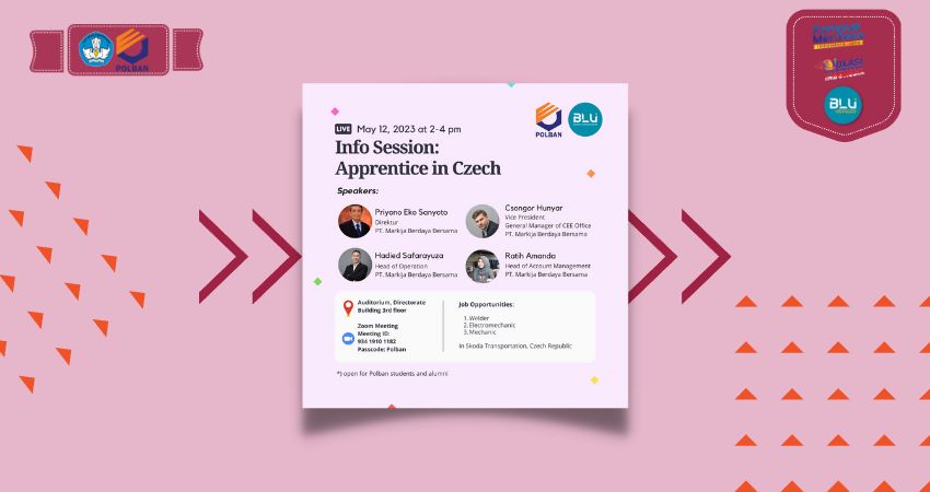 12 Mei 2023 : Info Session “Apprentice in Czech”