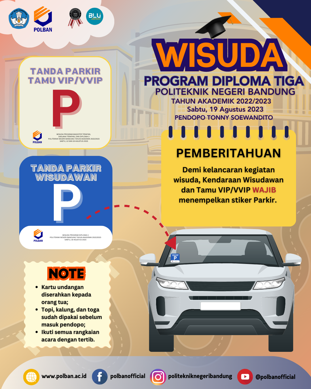 pasang stiker parkir