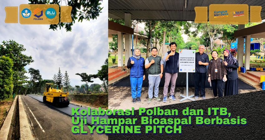 Kolaborasi Polban dan ITB, Uji Hampar Bioaspal berbasis dari Limbah Produk Turunan Sawit