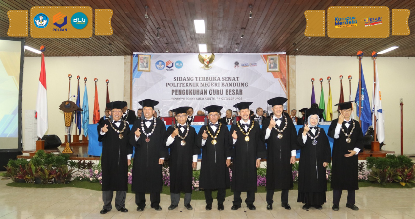 Polban Kukuhkan Empat Guru Besar