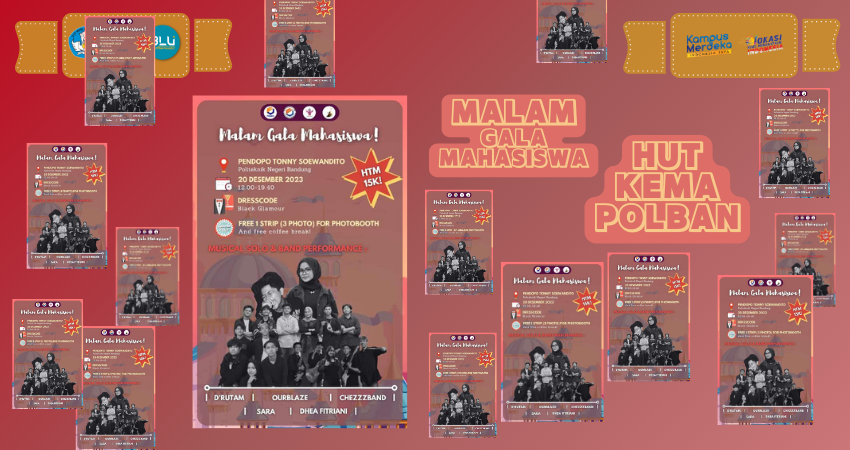 20 Desember 2023 : Malam Gala Mahasiswa dan HUT KEMA Polban 2023