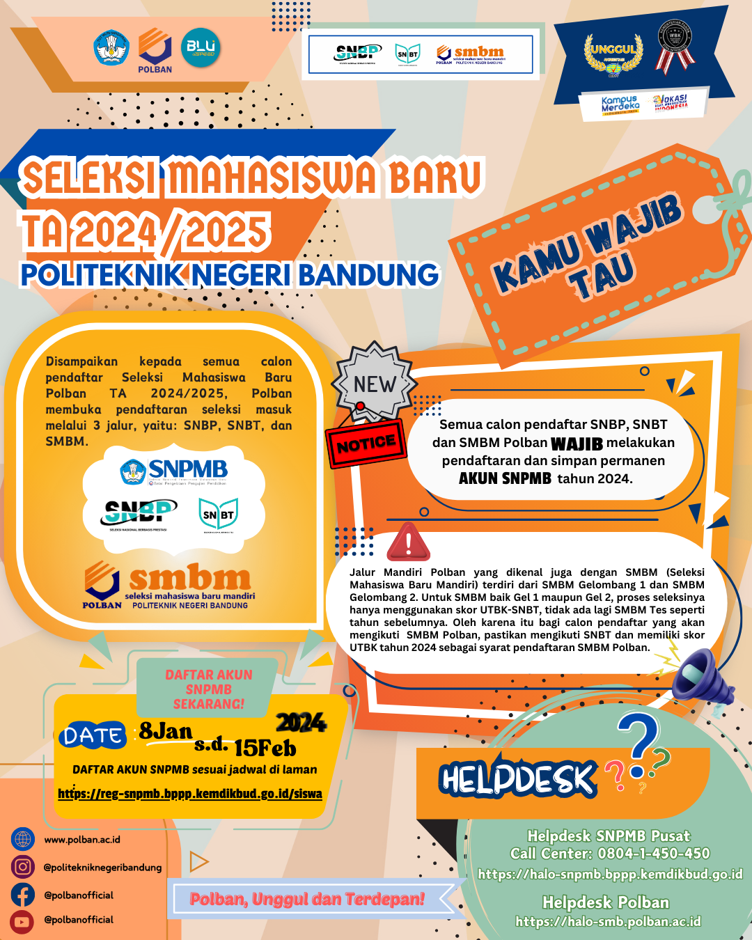 KAMU WAJIB TAU- SMB Polban 2024