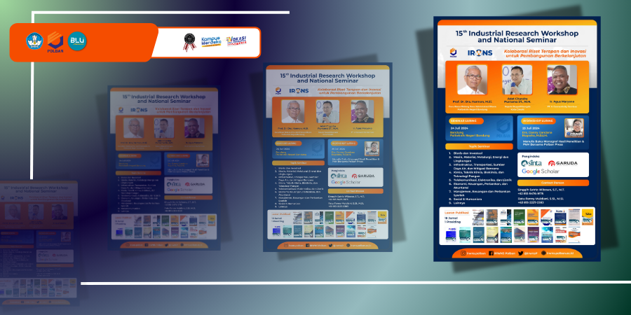 24-25 Juli 2024 : 15th Industrial Research and National Seminar