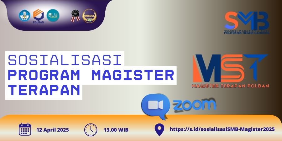 12 April 2025 : Sosialisasi Seleksi Masuk Program Magister Terapan TA 2025/2026