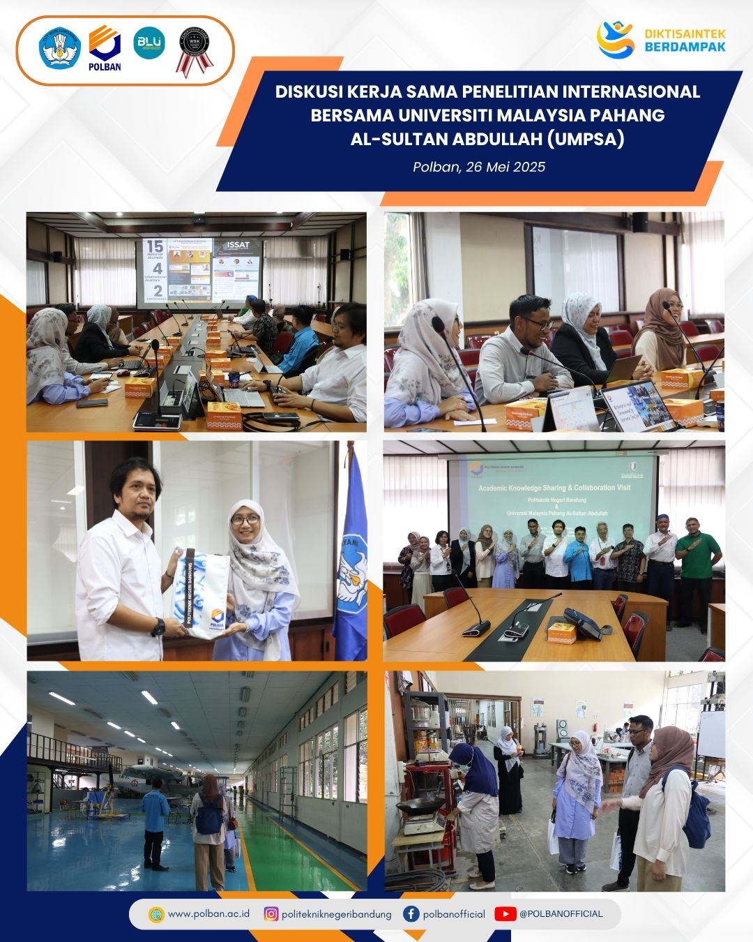 diskusi kerjasama penelitian international UMPSA 26 mei