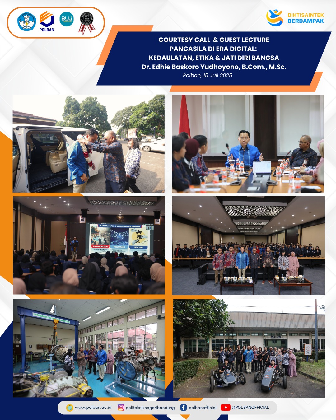 courtesycall dan guest lecture ibas yudhoyono