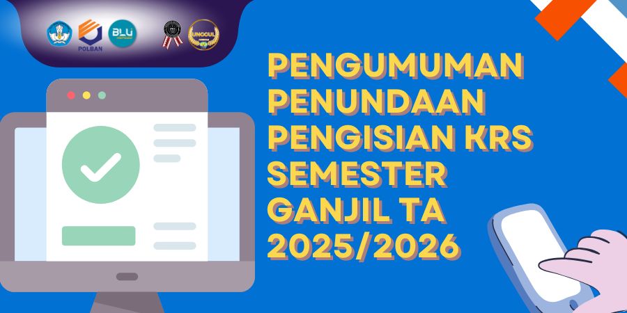 Pengumuman Penundaan Pengisian KRS Semester Ganjil TA 2025/2026