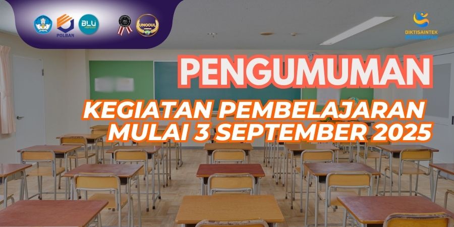 Pengumuman Kegiatan Pembelajaran Mulai 3 September 2025