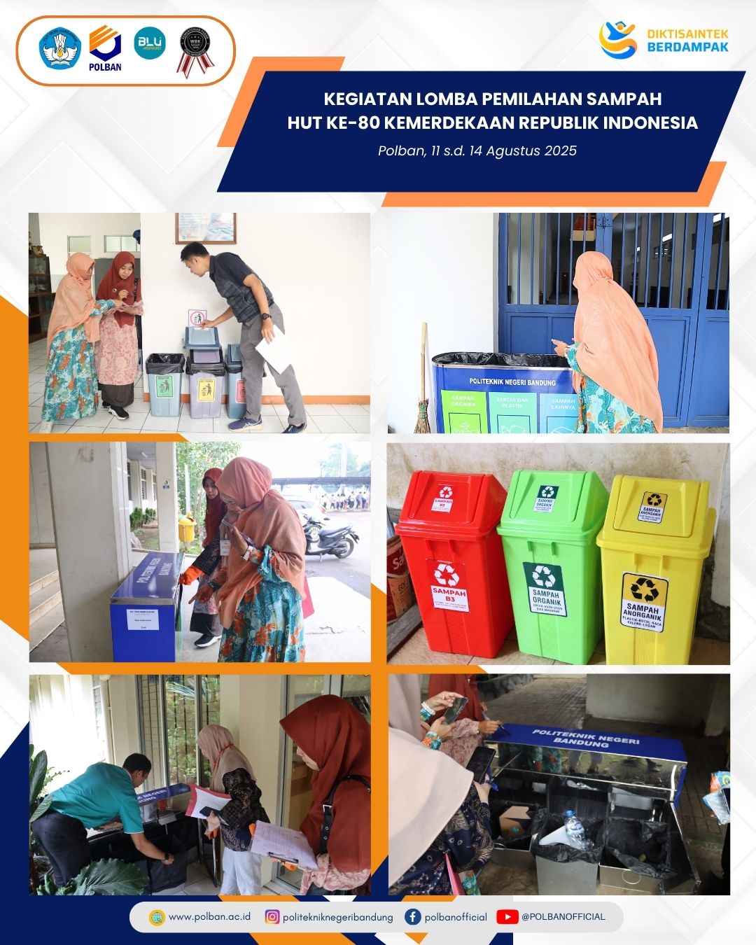 lomba pilah sampah polban 11-14 agustus