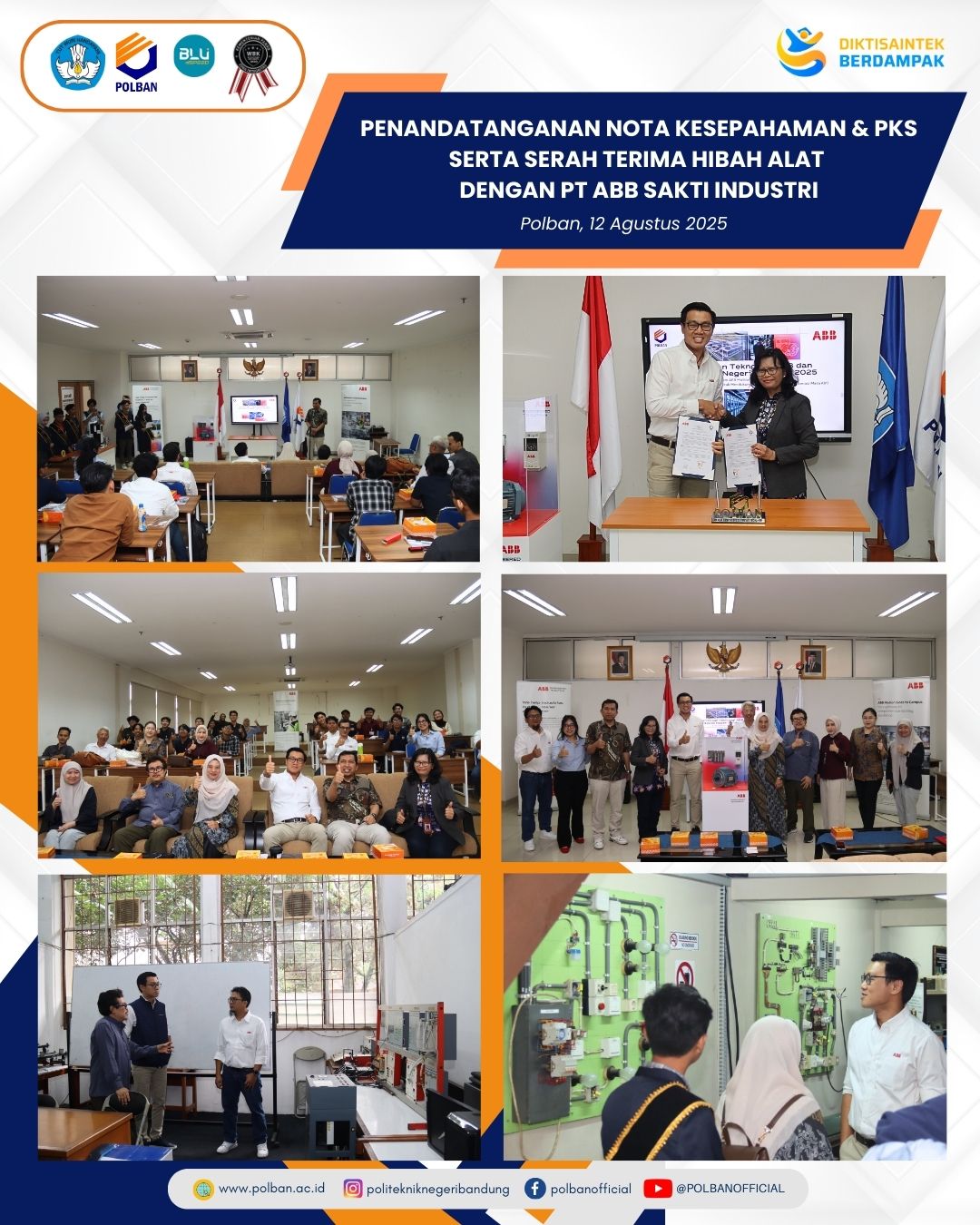 pks serti hibah alat pt abb sakti industri 12 agustus