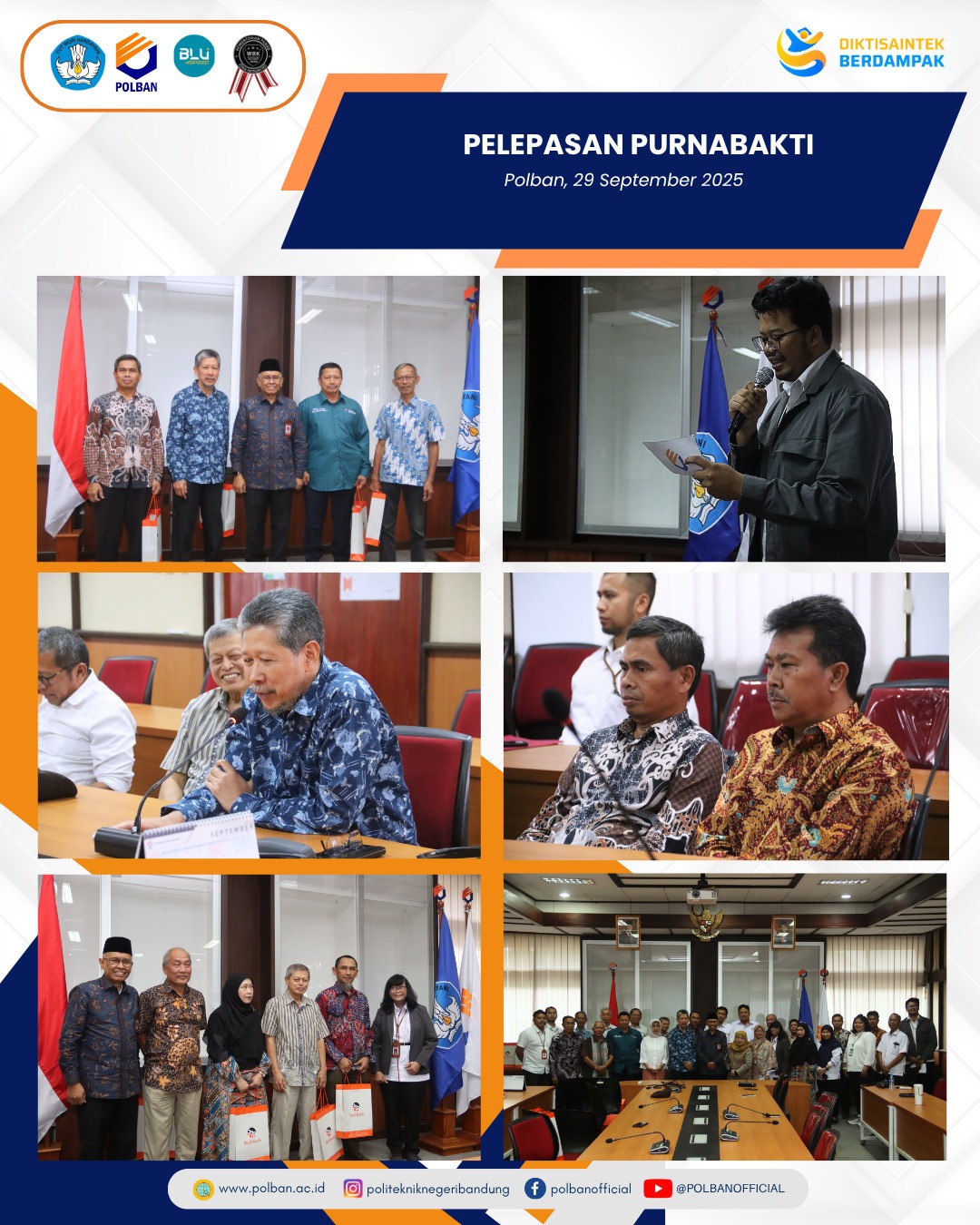 pelepasan purnabakti 29 sept