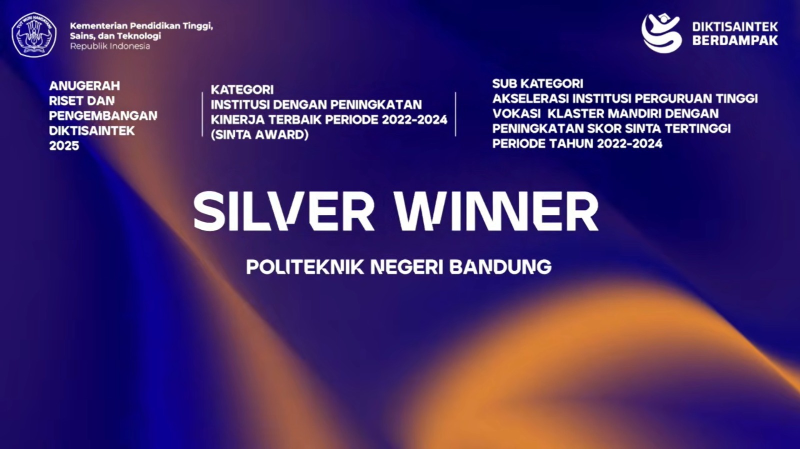 Silver Winner - POlban Anugerah Kemendiktisaintek