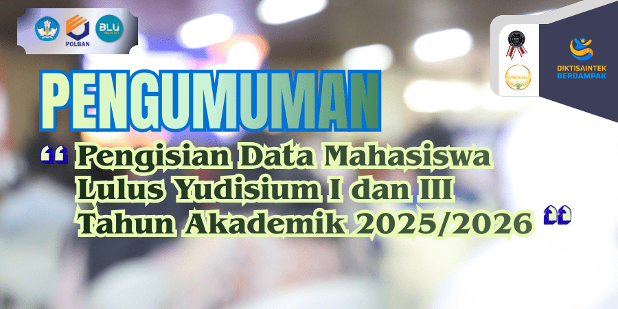 pengumuman pengisian data mahasiswa lulus yudisium 1 dan 3