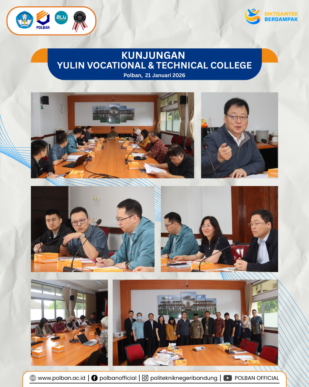 Kunjungan Yulin Vocational and Technical College 21 jan