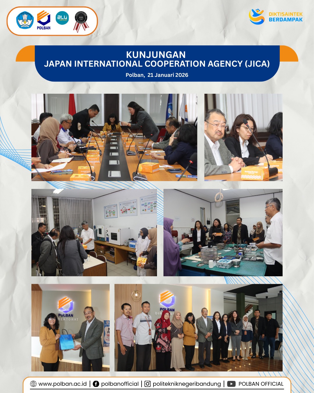 kunjungan Japan International Cooperation Agency (JICA) 21 jan