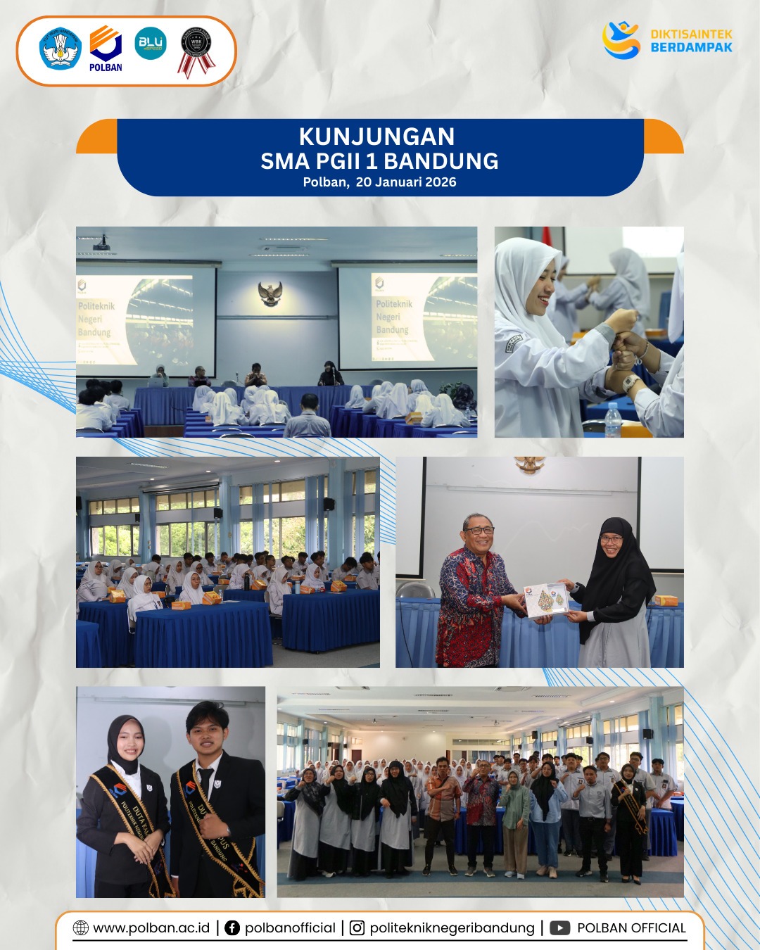 kunjungan SMA PGII 1 BDG 20 jan