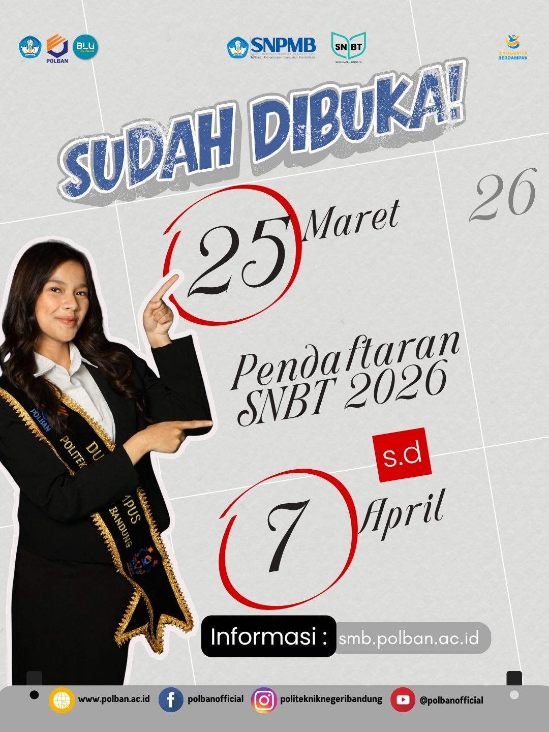 snbt sudah dibuka 2026