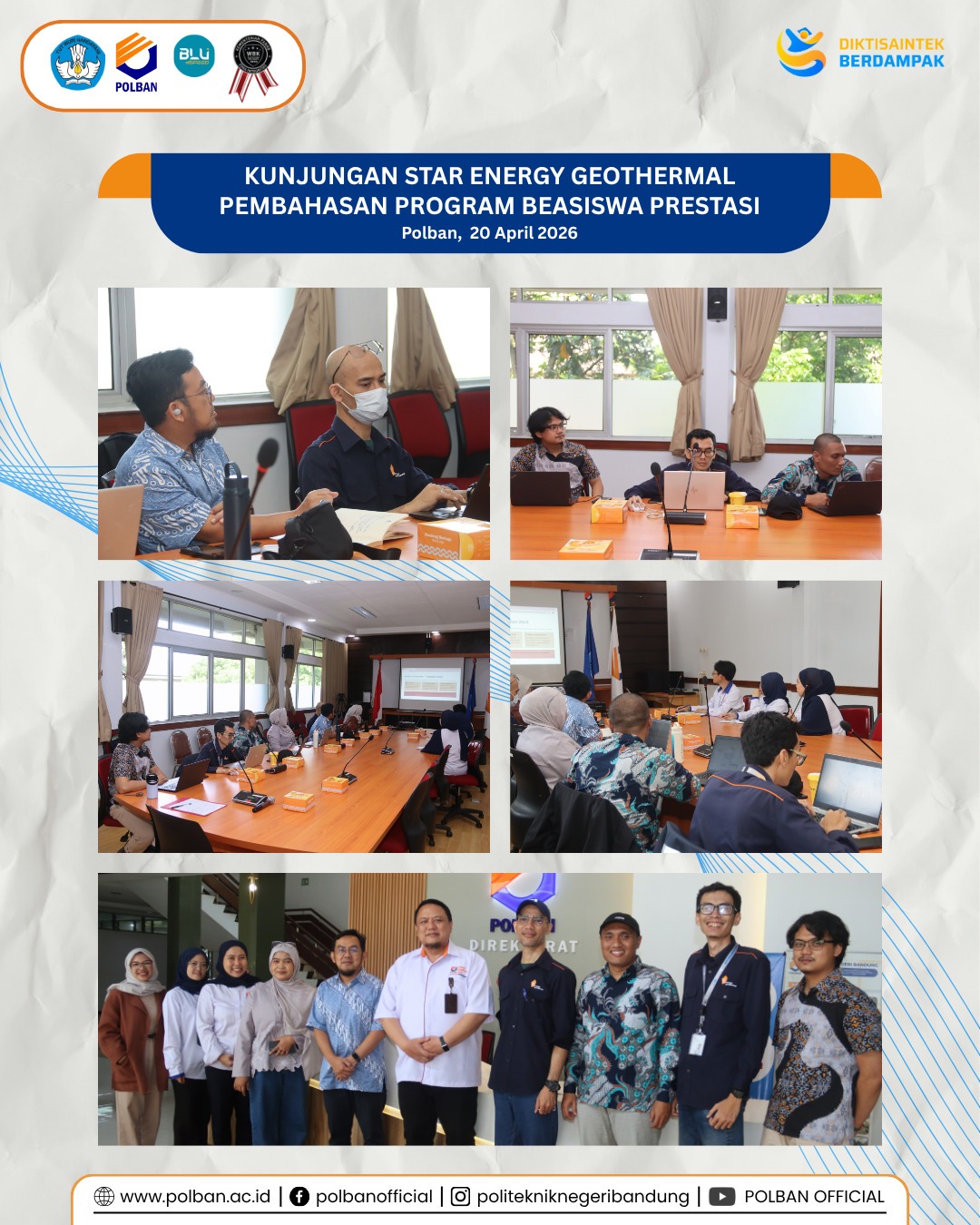 kunjungan star energy geothermal beasiswa prestasi 20 april