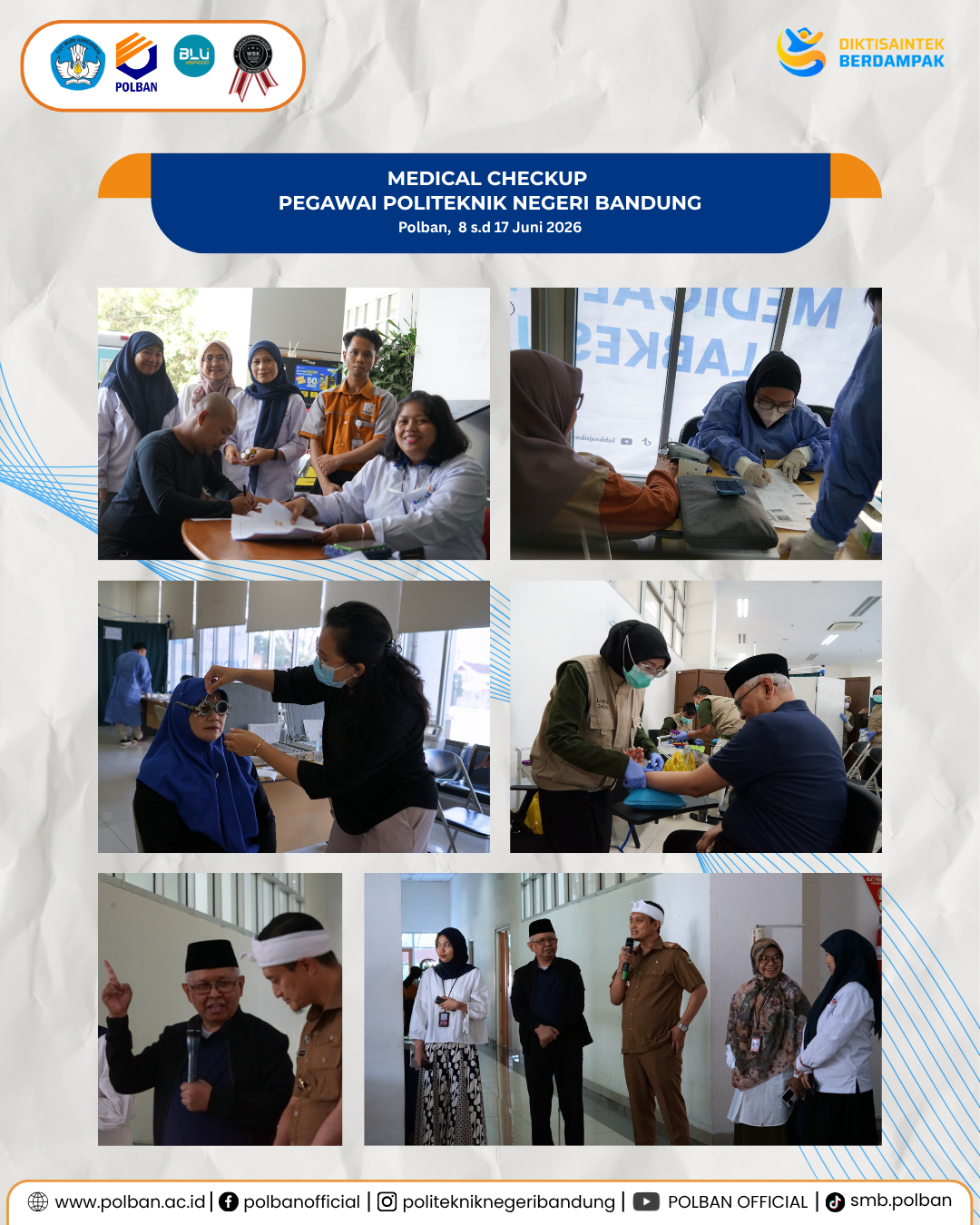 8 17 Juni MCU Pegawai Polban