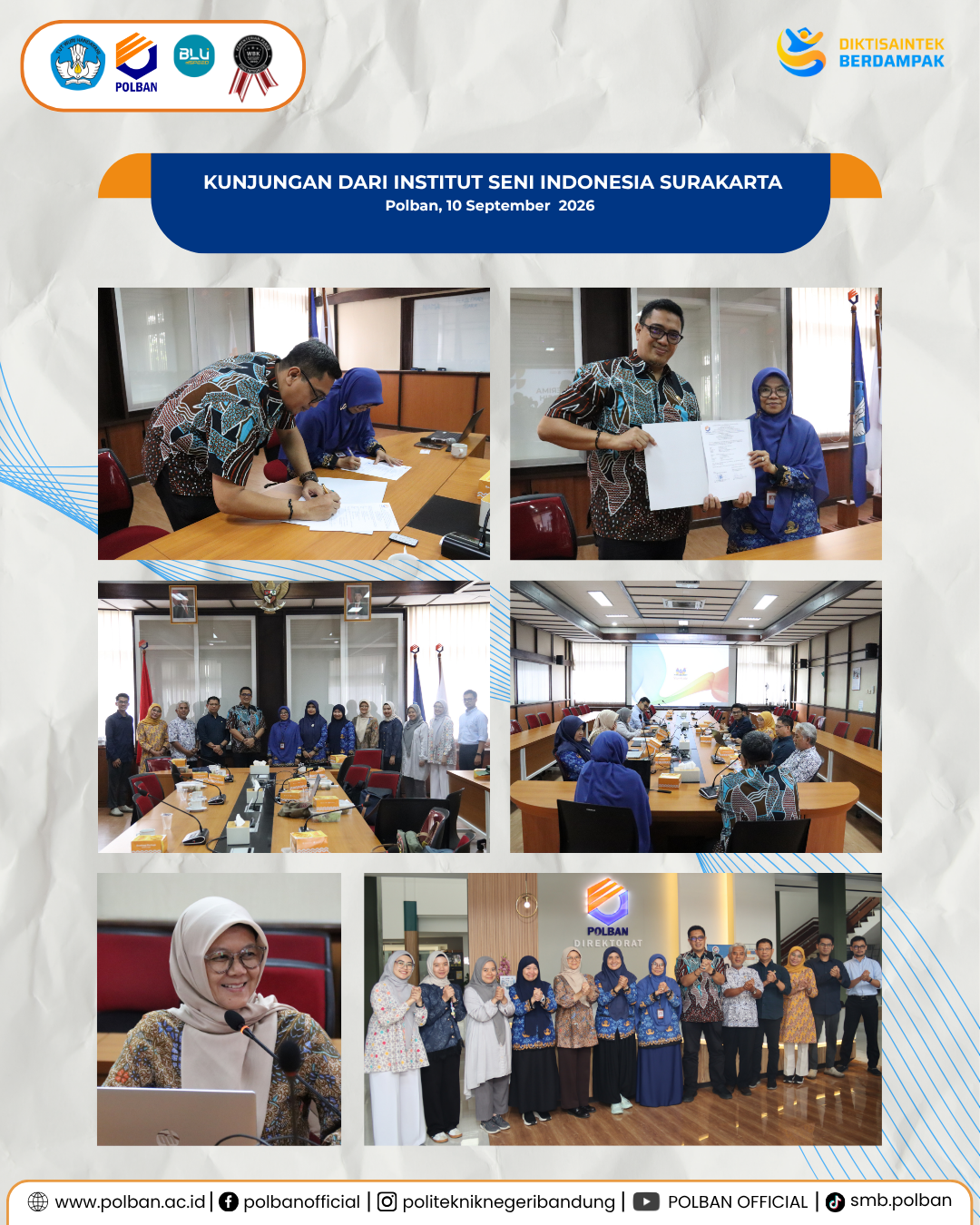 10 Sept Kunjungan dari ISI Surakarta