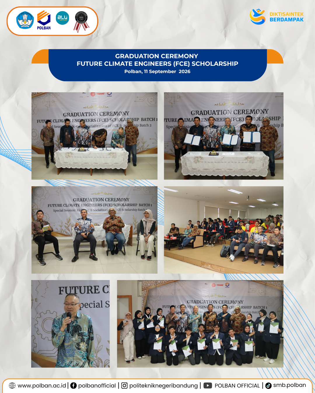 11 September graduation ceremony FCE scholarship